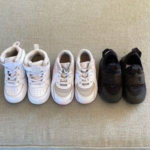 Nike Toddler Size 8 Bundle Air Max 270, Excee, Court Borough